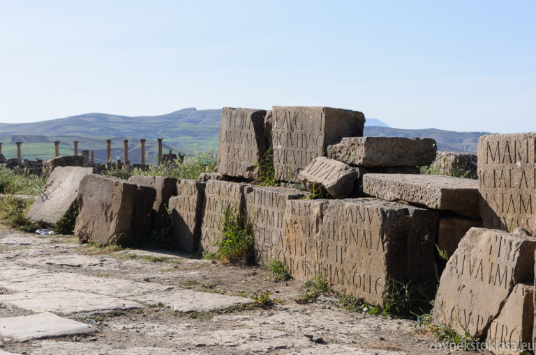 Ruiny města Cuicul (Djémila), památka UNESCO