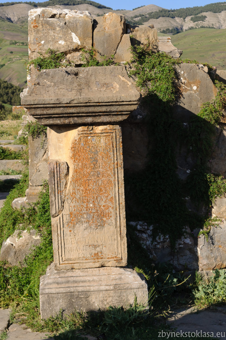 Ruiny města Cuicul (Djémila), památka UNESCO