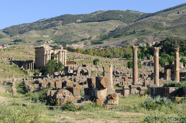 Ruiny města Cuicul (Djémila), památka UNESCO