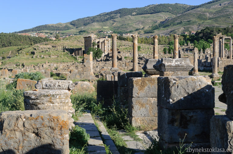 Ruiny města Cuicul (Djémila), památka UNESCO