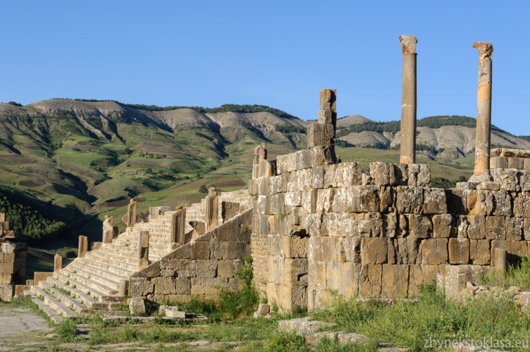 Ruiny města Cuicul (Djémila), památka UNESCO