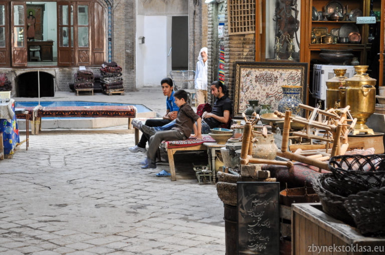 Krytý bazar, Kášán (Kashan)